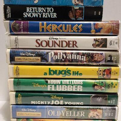 10 Disney VHS movies (Opened)- Item #359
