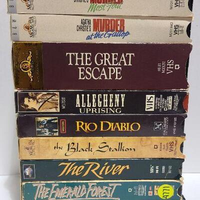 10 Assorted VHS movies (Opened)- Item #361