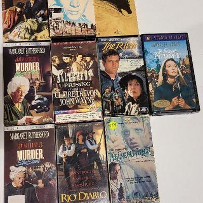 10 Assorted VHS movies (Opened)- Item #361