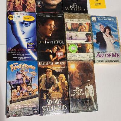 10 Assorted VHS movies (Opened)- Item #362