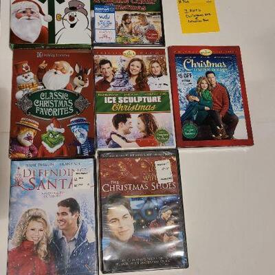 7 Assorted Christmas DVD and Collection Boxes- Item #366