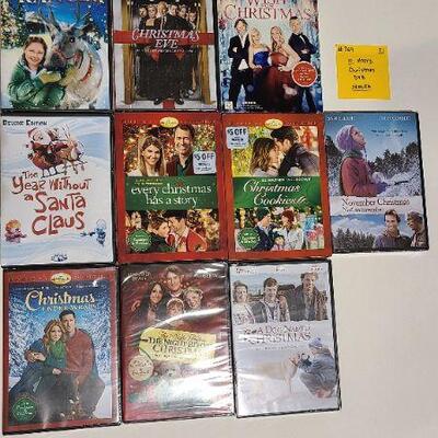 10 Assorted Christmas DVDs (Sealed)-Item #369