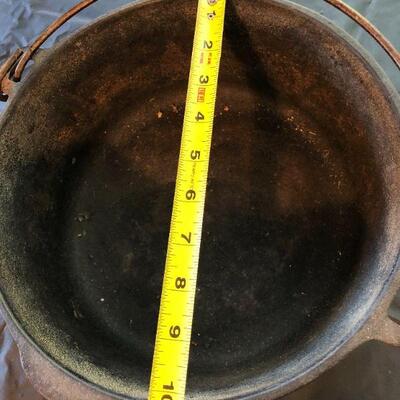 Antique Cast Iron Pans Tools Cooking Camping Outdoor Kitchen Fire Set