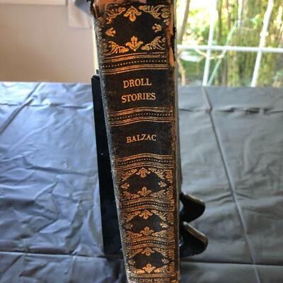 Antique Droll Stories Balzac Book Halcyon House New York