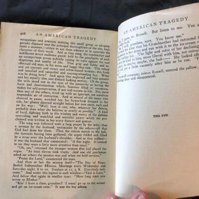 Antique An American Tragedy by Theodore Dreiser Two Volumes in One Book Horace Liveright New York