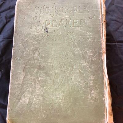 Antique 1895 Young People's Speaker Book Henry Davenport Northrop Embellished with Photographic Engravings
