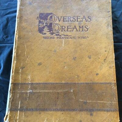 1919 WW1 Overseas Dreams Second Provisional Wing Military Book
