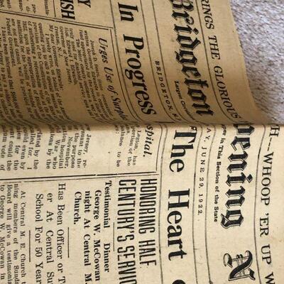 Fantastic Antique Ephemera Newspapers Photos Documents Bundle