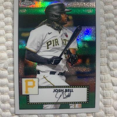 Holographic signed Josh Bell card rare