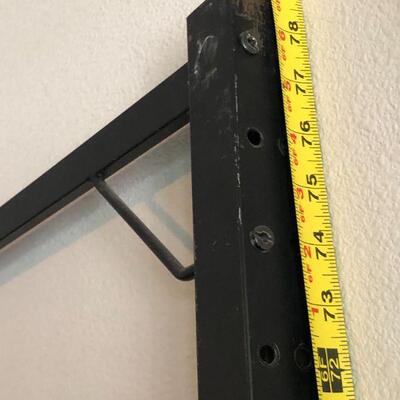 Mid-Century Modern Wood and Metal Shelves Modular Book Shelf