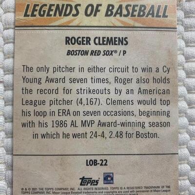 Rodger Clemens card rare