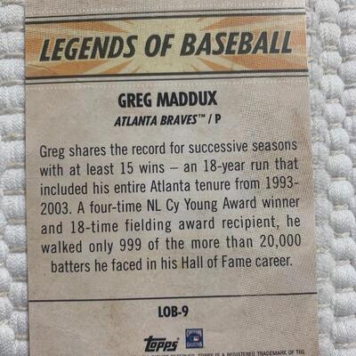 Greg Maddux card rare