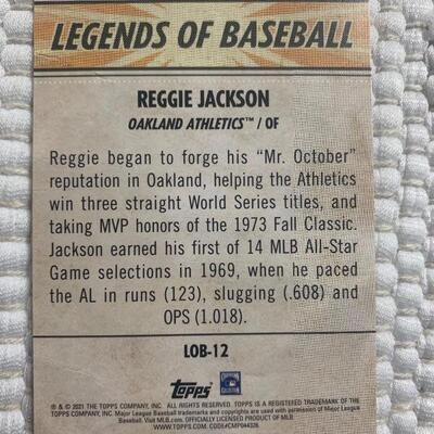 Reggie Jackson card