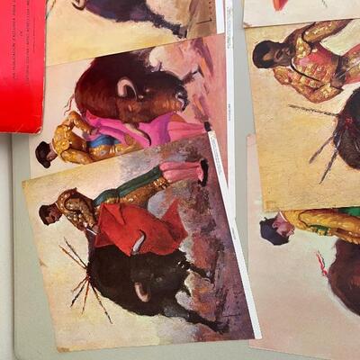 Set of 12 vintage prints 