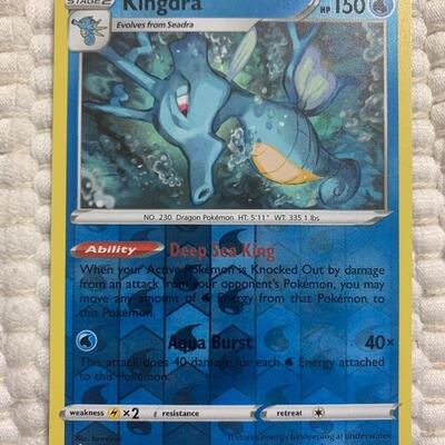 Reverse holographic Kingdra card