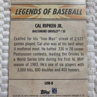 Cal Ripken Jr card
