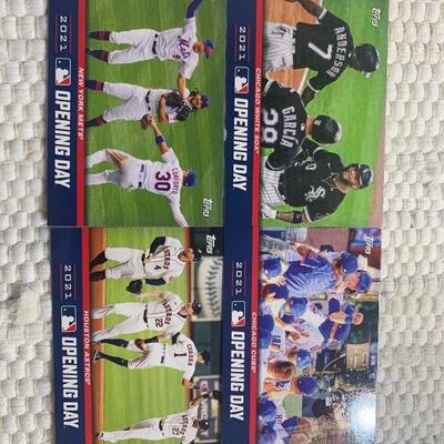 Opening day mlb card lot 