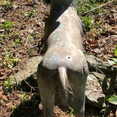 Beautiful Metal Buck Deer Yard Statue 52 Inches Tall