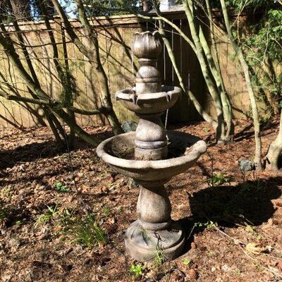 Beautiful Outdoor Garden Two Tier Fountain 57 Inches Tall