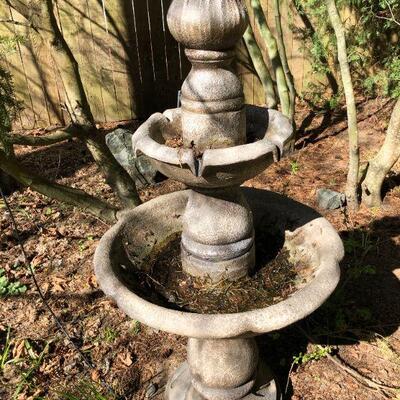 Beautiful Outdoor Garden Two Tier Fountain 57 Inches Tall