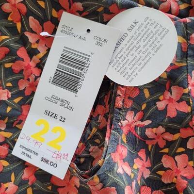 Lot 15: (4) New Tank Tops (2 silk & 2 Cotton)