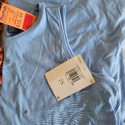 Lot 15: (4) New Tank Tops (2 silk & 2 Cotton)