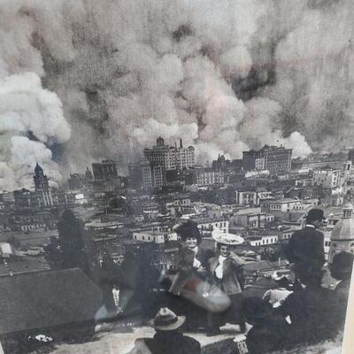 1906 San Francisco Earthquake Photo-View from Russian Hill
