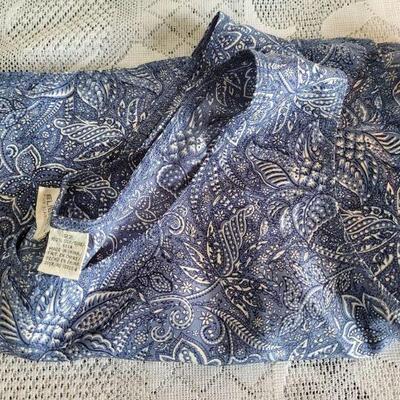 Lot 19: (2) Shorts and Tops Sets (1 silk and 1 cotton)