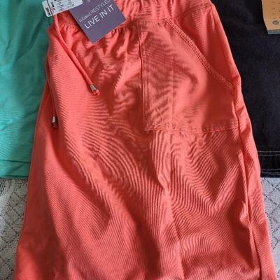 Lot 20: New Skorts and Denim Skirt