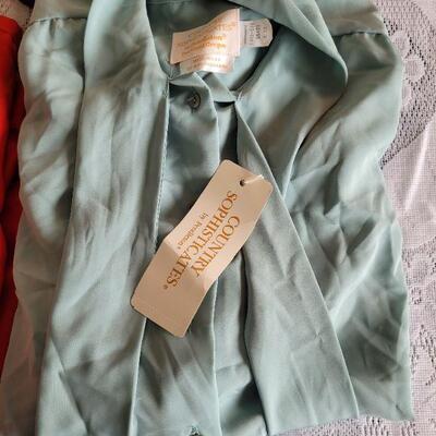 Lot 22: New PENDLETON Ladies Silk Long Sleeve Shirts