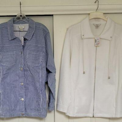 Lot 23: (2) New CJ Banks Jackets 