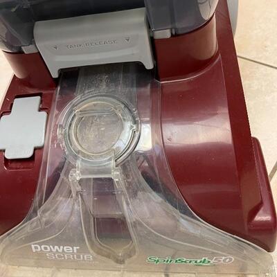 Lot 221 Hoover Carpet Cleaner w/Attachments