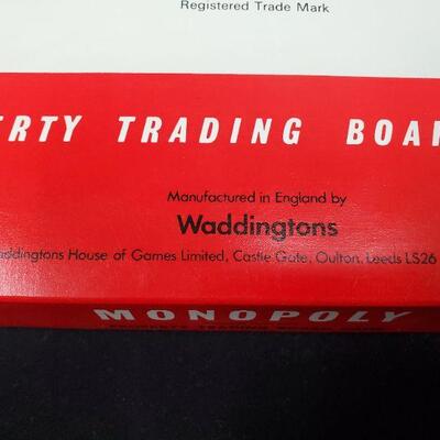 Monopoly Manufactured in England by Waddingtons   NEW