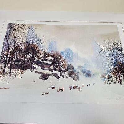 The Best American Watercolors of 1973 Gold Medal Watercolorists Collection of 8 Lithographs
