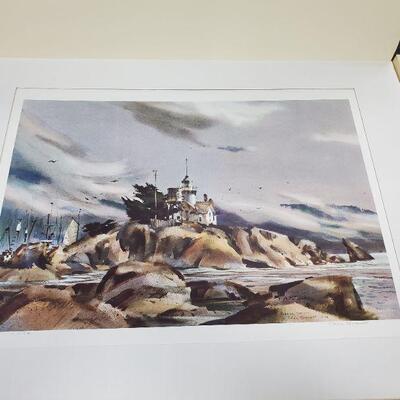 The Best American Watercolors of 1973 Gold Medal Watercolorists Collection of 8 Lithographs