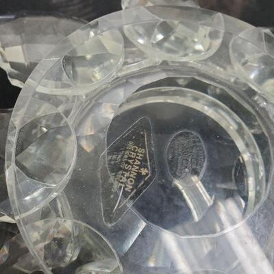 Lotus Crystal Pillar Candle Holder Style 15747