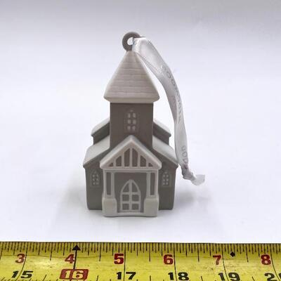 WEDGWOOD JASPERWARE CHURCH ORNAMENT