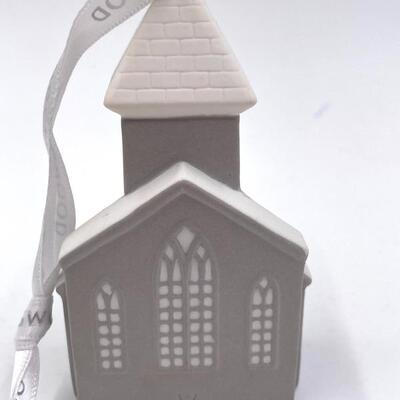 WEDGWOOD JASPERWARE CHURCH ORNAMENT