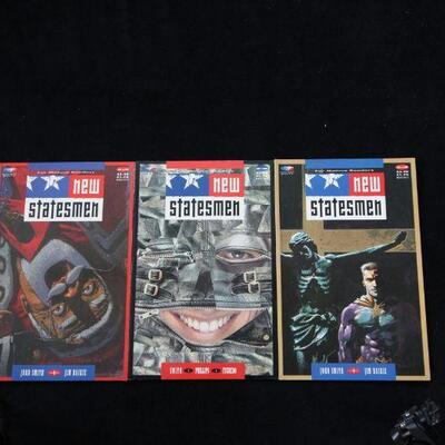 New Statesmen Lot containing 3 issues. (1989,Fleetway)  8.5 VF+