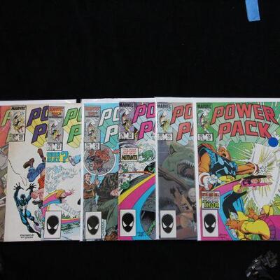 Power Pack Lot containing 7 issues. (1985,Marvel)  8.5 VF+