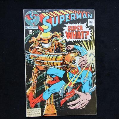 Superman #231 (1970,DC)  7.5 VF-