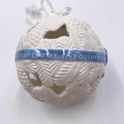 WEDGWOOD JASPERWARE â€œ12 DAYS OF CHRISTMASâ€ ORNAMENTS