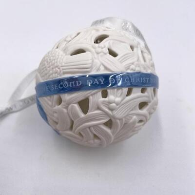 WEDGWOOD JASPERWARE â€œ12 DAYS OF CHRISTMASâ€ ORNAMENTS