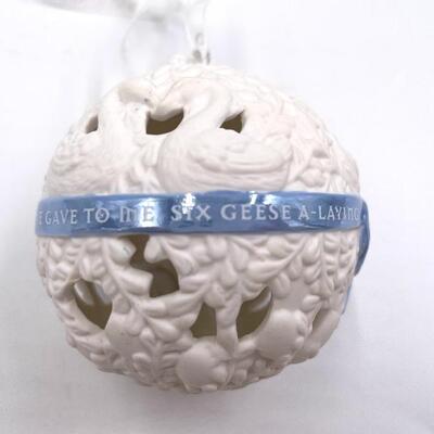 WEDGWOOD JASPERWARE â€œ12 DAYS OF CHRISTMASâ€ ORNAMENTS