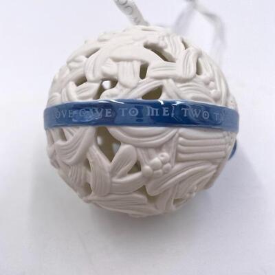 WEDGWOOD JASPERWARE â€œ12 DAYS OF CHRISTMASâ€ ORNAMENTS