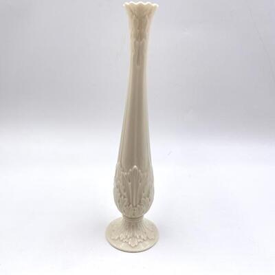 LENOX FLORENTINE EMBOSSED TALL BUD VASE