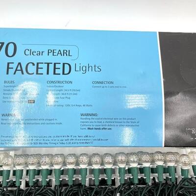 CLEAR INDOOR/OUTDOOR STRING LIGHTS SET OF 4