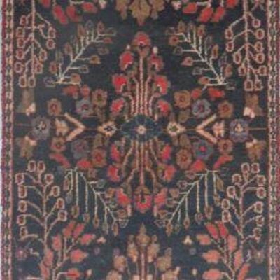 Persian hamedan Vintage Rug 9'4"x2'8" Retail $2593.5
