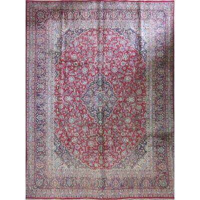 Persian mashhad Vintage Rug 12'4"x9'8" Retail $12343.5