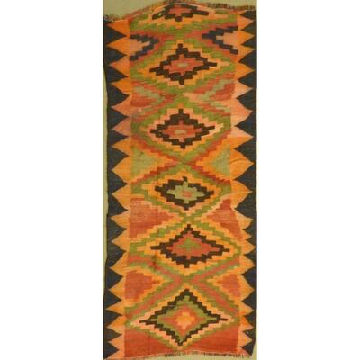 Persian Vintage Seneh Area kilim 8'2"x4'7" Retail $2878.5